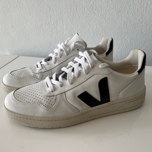 Veja V-10 Leather Sneakers